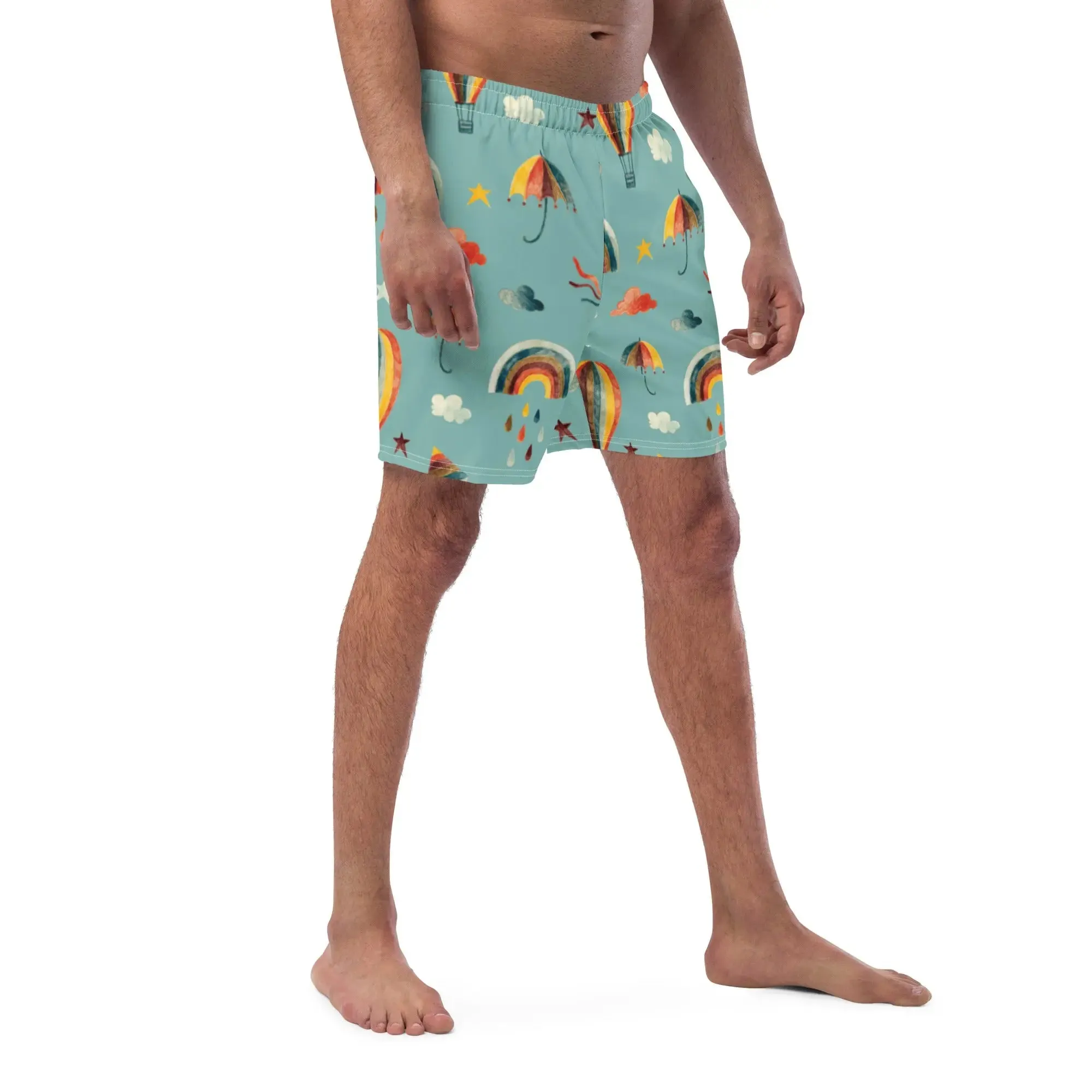 Men Swimming Shorts Design | Swim in the Sky Swimsuit