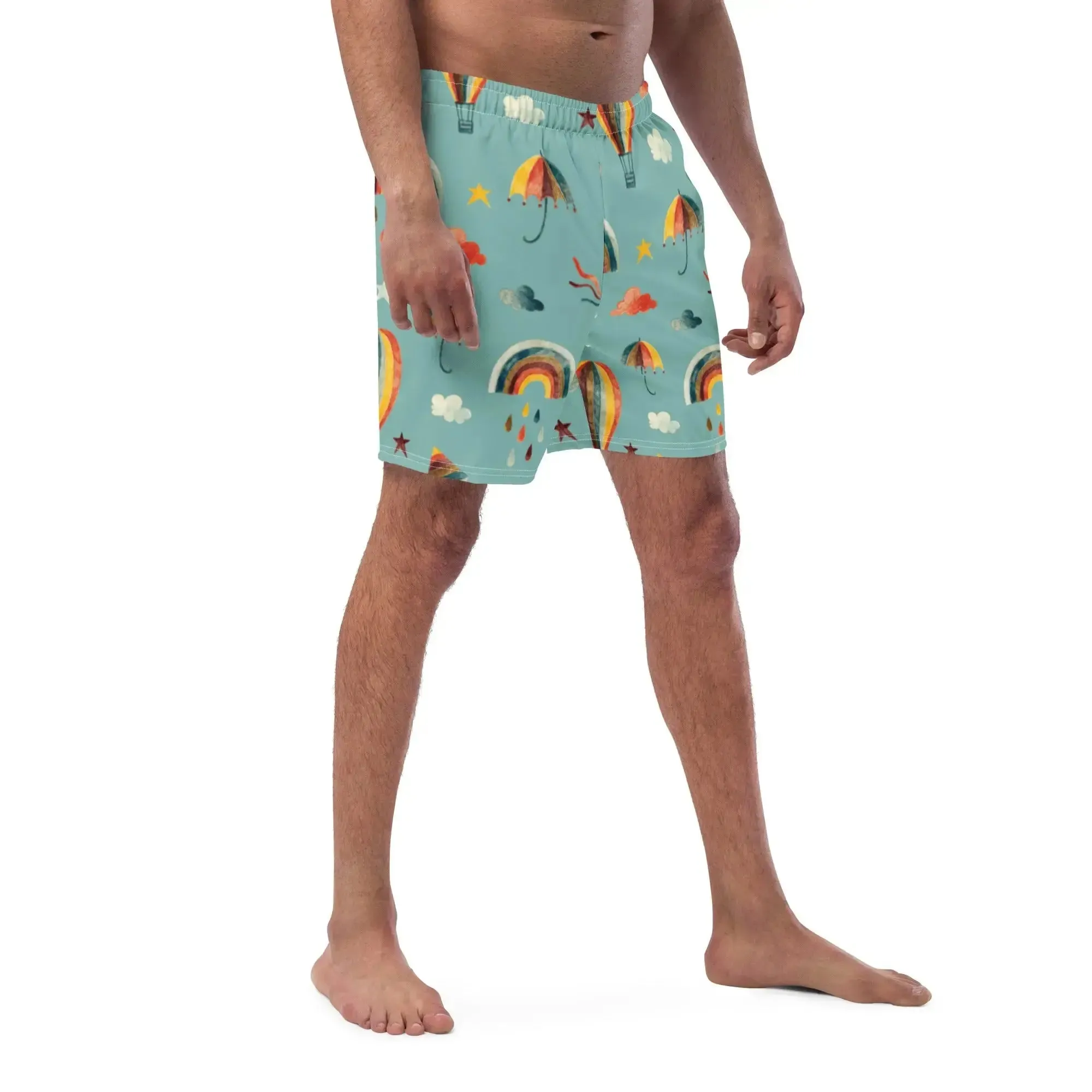 Men Swimming Shorts Design | Swim in the Sky Swimsuit