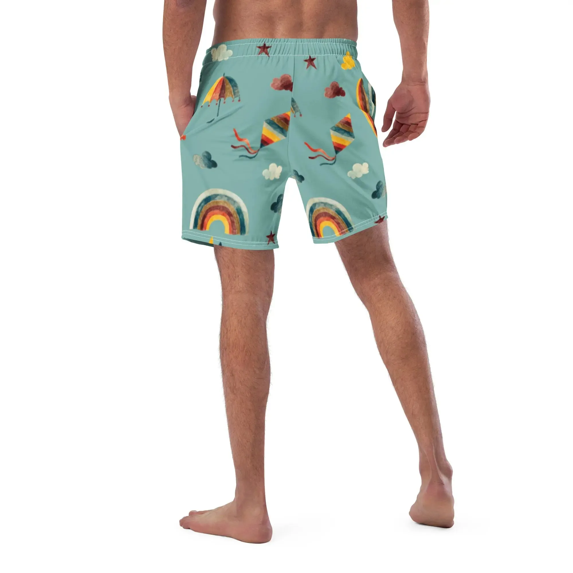 Men Swimming Shorts Design | Swim in the Sky Swimsuit
