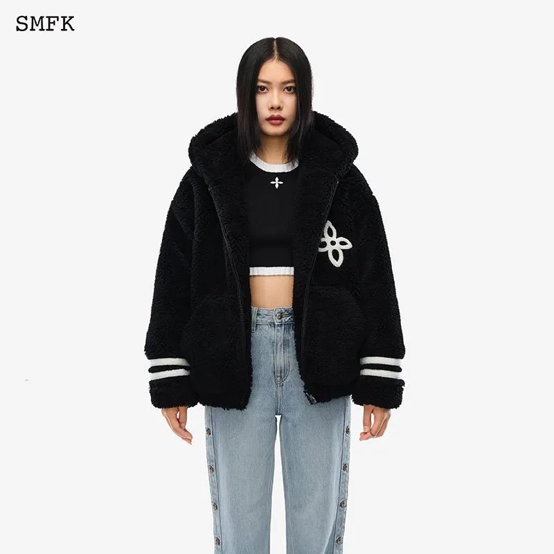 Midnight Flower Campus Fleece Hoodie