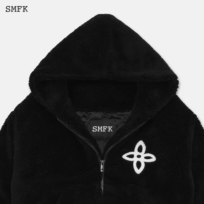Midnight Flower Campus Fleece Hoodie