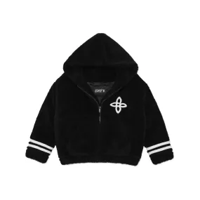 Midnight Flower Campus Fleece Hoodie