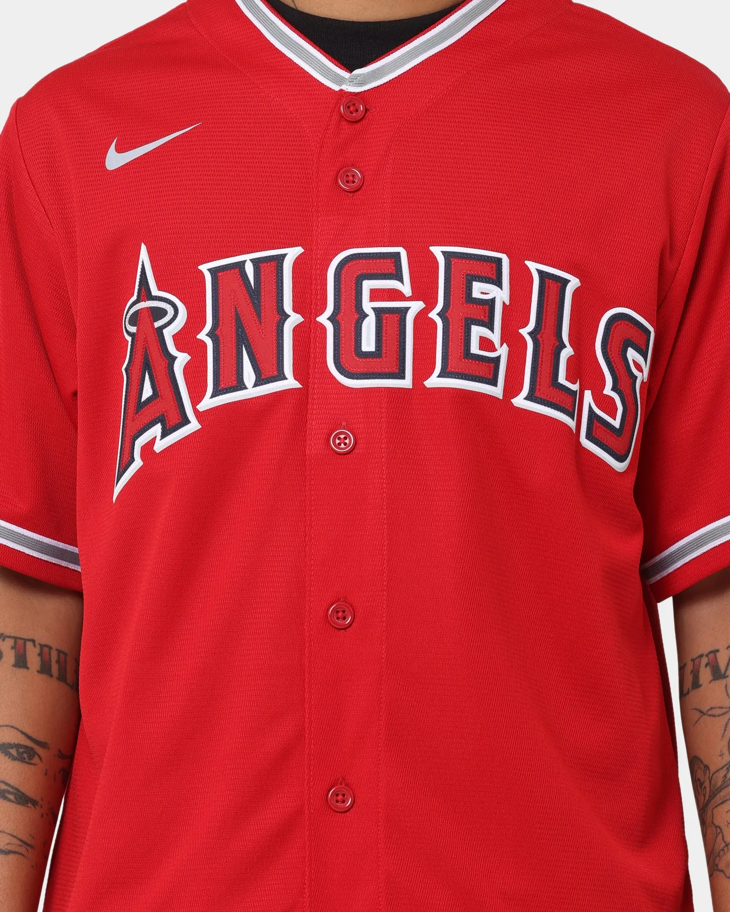 Nike Los Angeles Angels Official Rep Home Jersey Scarlet