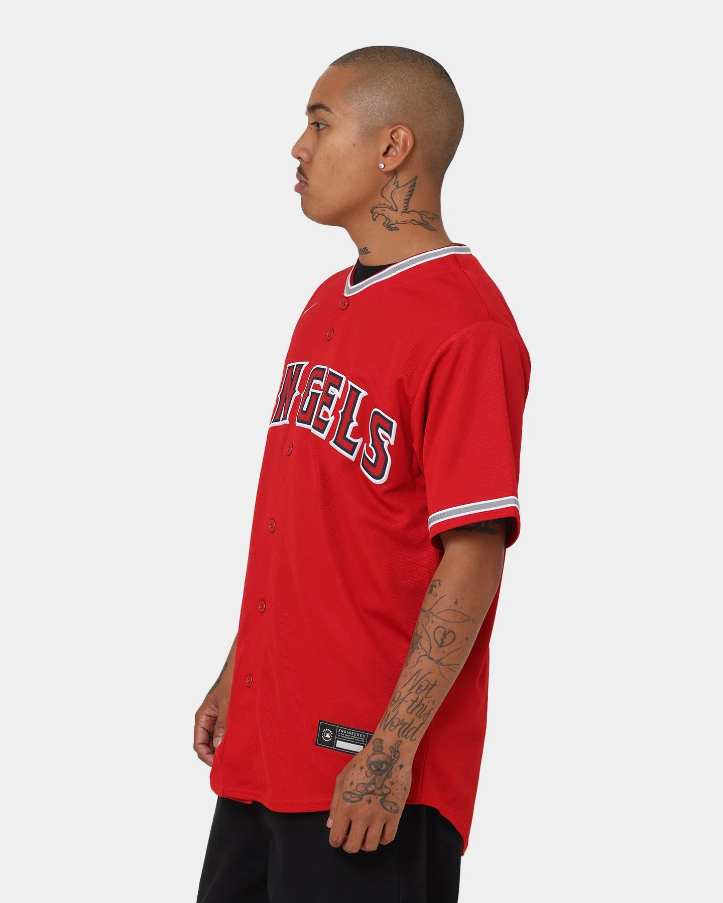 Nike Los Angeles Angels Official Rep Home Jersey Scarlet