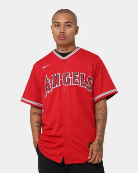 Nike Los Angeles Angels Official Rep Home Jersey Scarlet