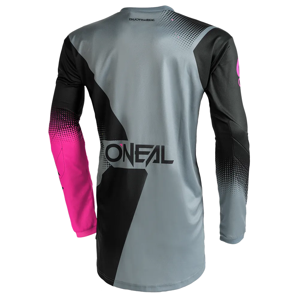 O'Neal Girls Element Racewear Jersey Black/Gray/Pink