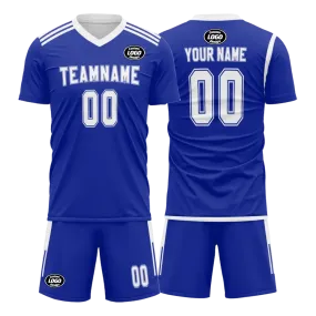 Personalized Football Team Uniform, Custom Breathable and Comfortable Jerseys and Shorts.