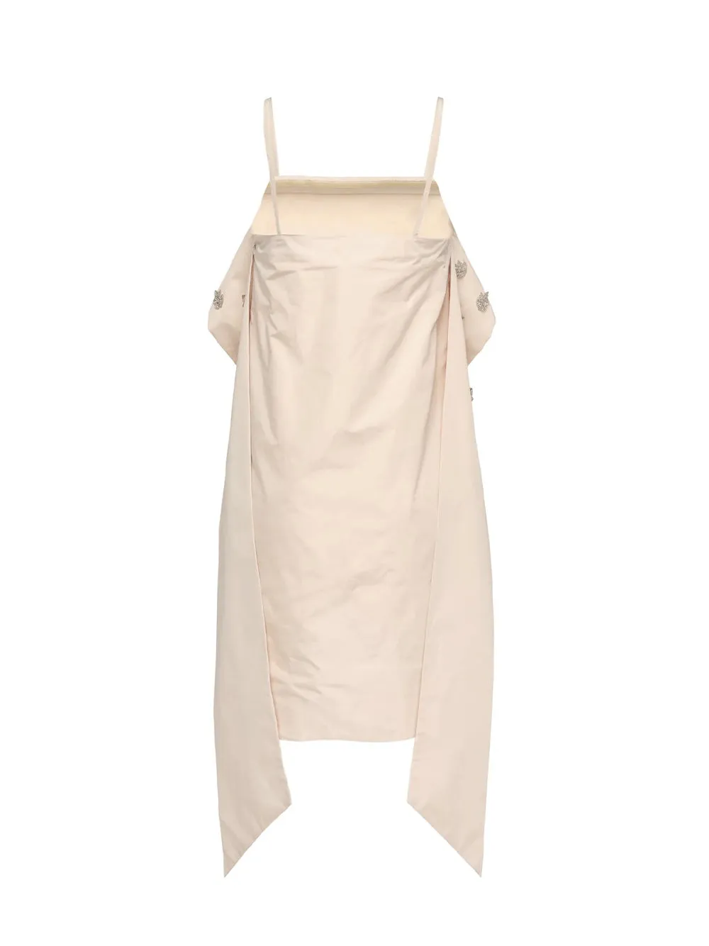Poly Chambray Soft Taffeta Dress (Soft Blush)