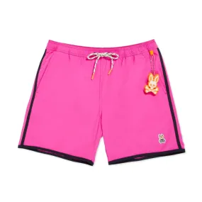 Psycho Bunny-Holloway Swim Trunk-Neon Magenta