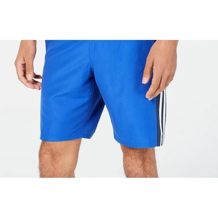 "Adidas Men's Hoopshot 9"" Swim Trunks Navy Size Large "