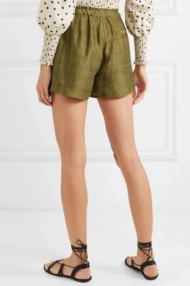 RHODE Resort Natty Silk Canvas Shorts