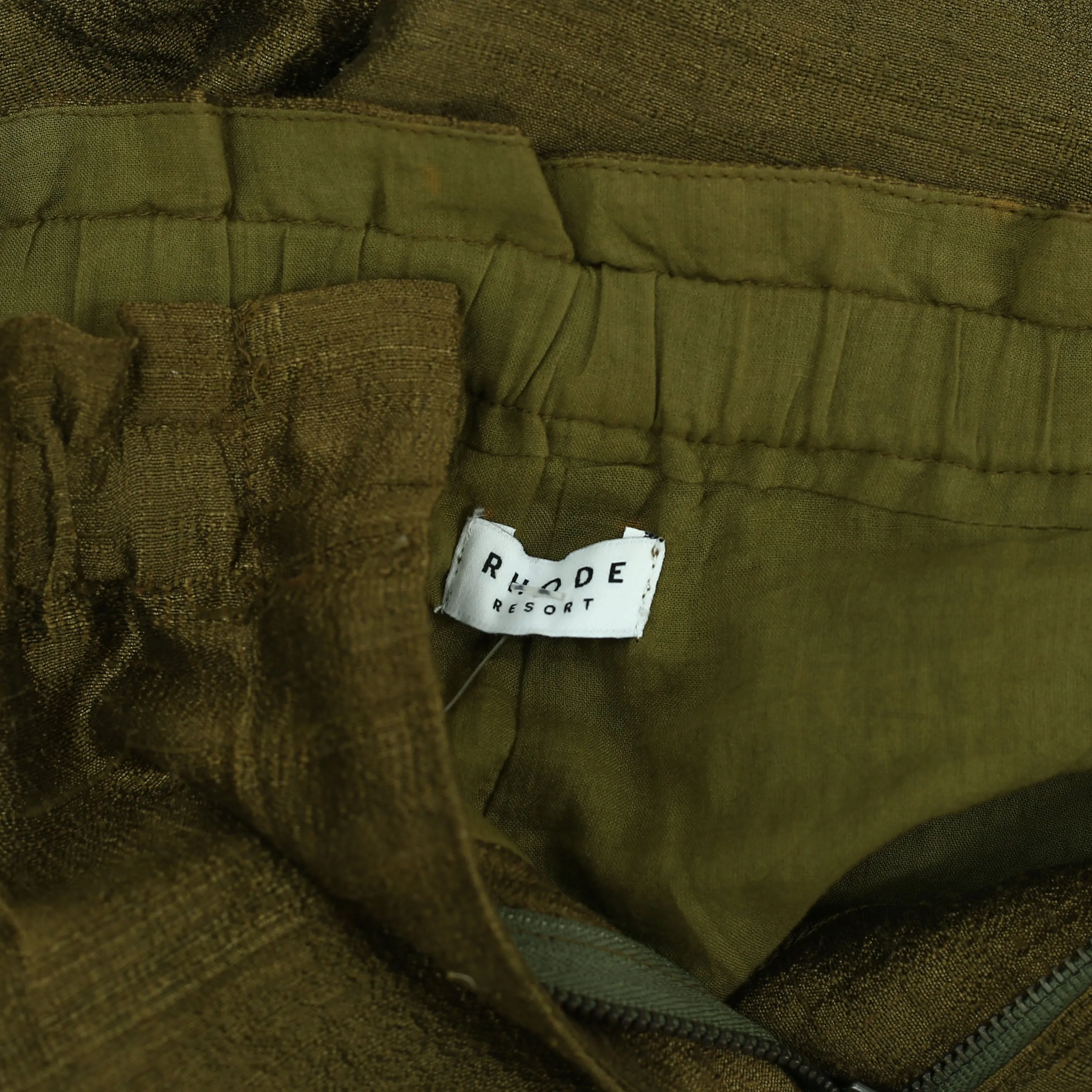 RHODE Resort Natty Silk Canvas Shorts