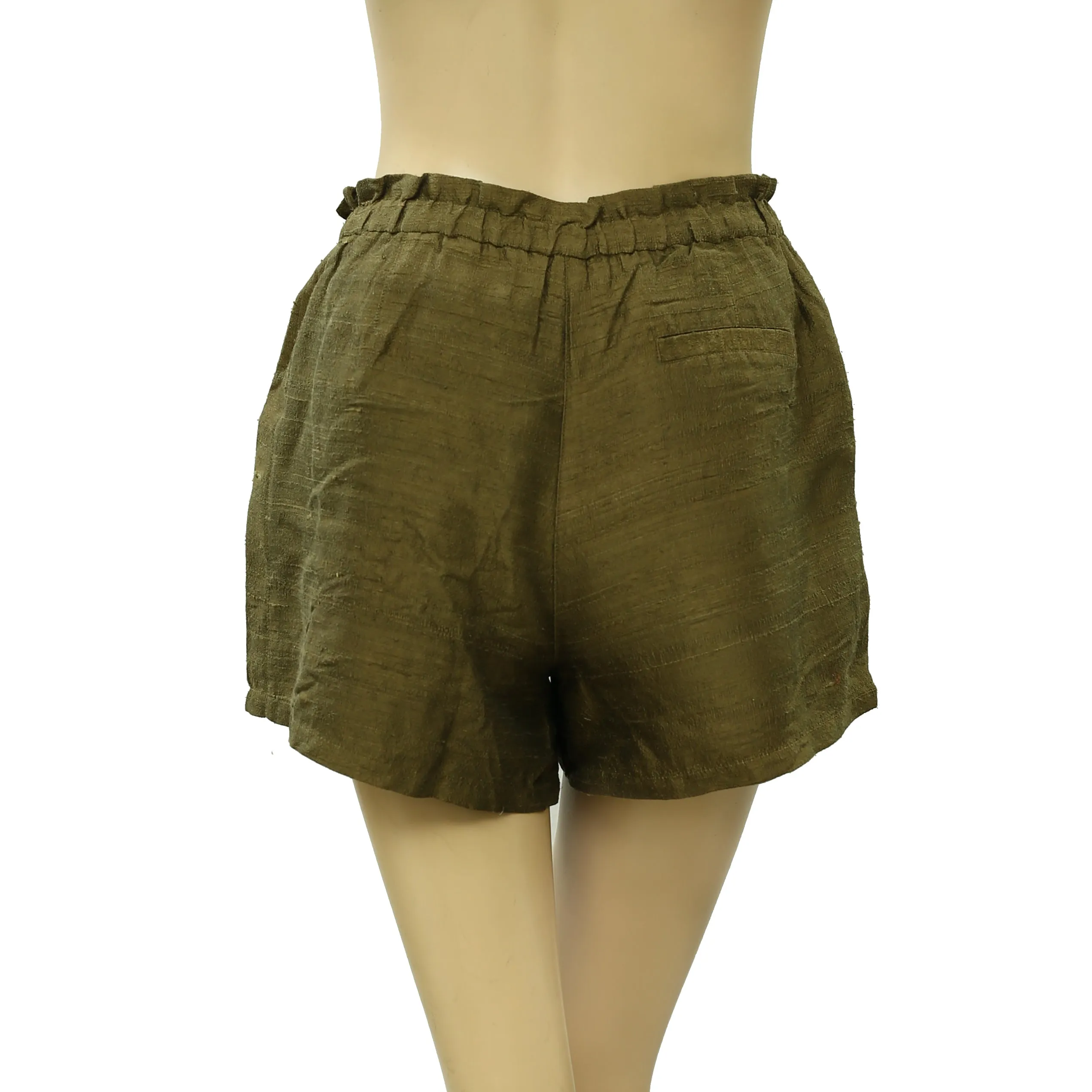 RHODE Resort Natty Silk Canvas Shorts