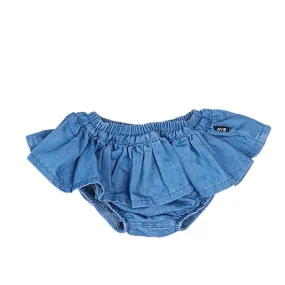 Rock Your Baby Chambray Ruffle Skirt