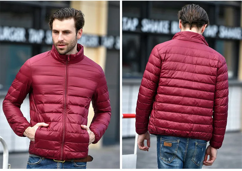 Sidiou Group Winter Down Casual Men's Duck Down Jackets