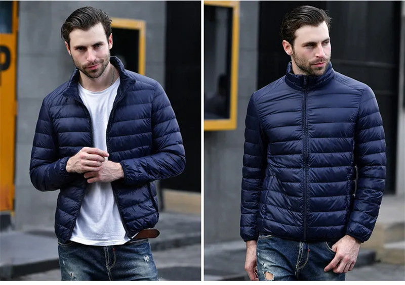 Sidiou Group Winter Down Casual Men's Duck Down Jackets