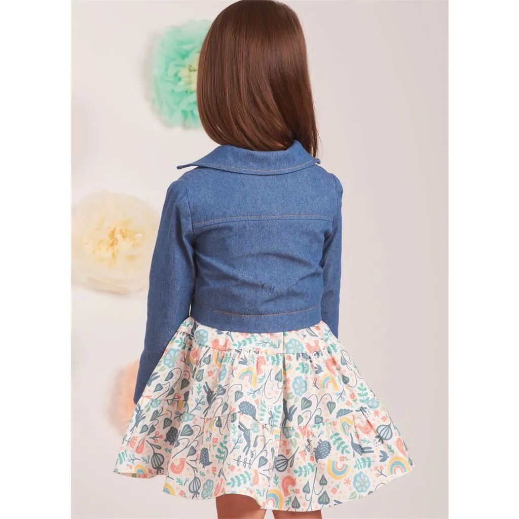 Simplicity Sewing Pattern S9899 Toddlers' Jacket and Dresses