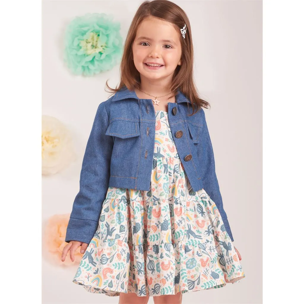 Simplicity Sewing Pattern S9899 Toddlers' Jacket and Dresses