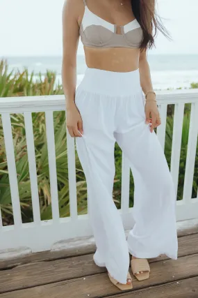 The Anytime Beach Pant - Summer White