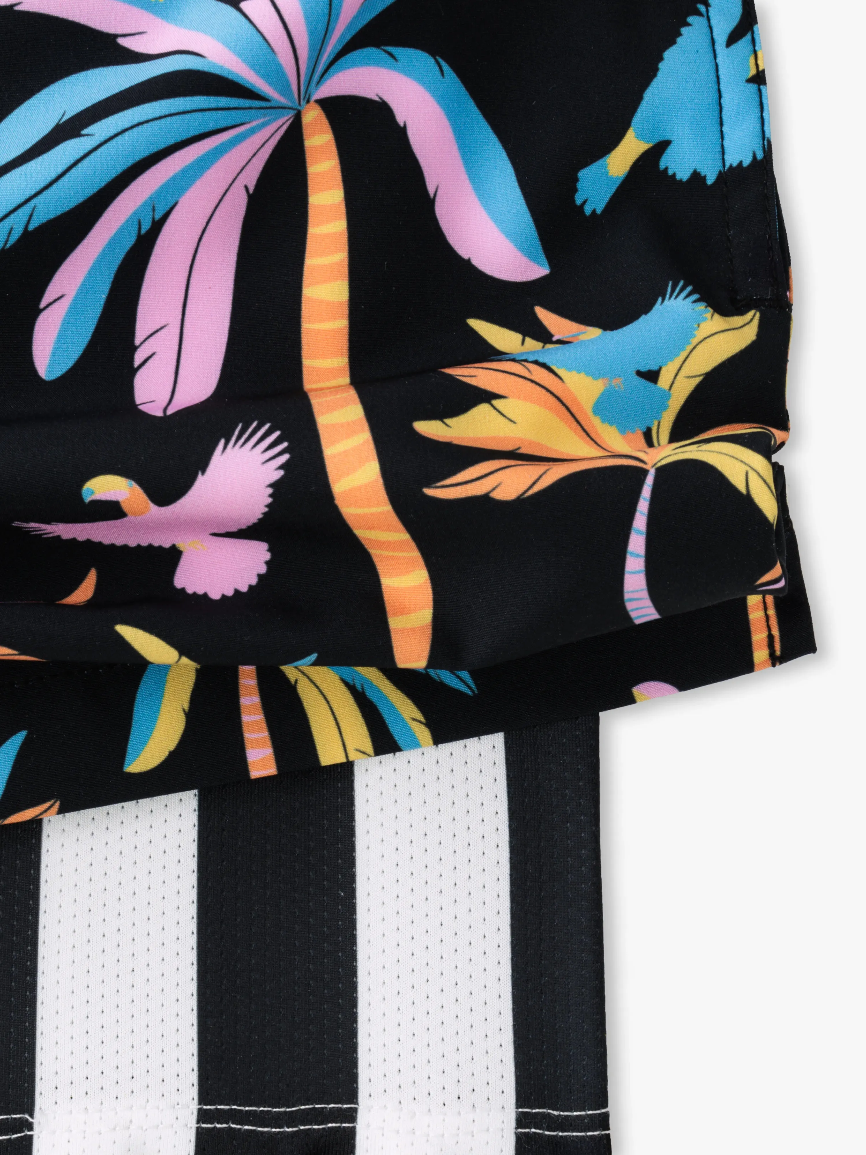 The Black Light Nights (Boys Lined Classic Swim Trunk- Shorter)