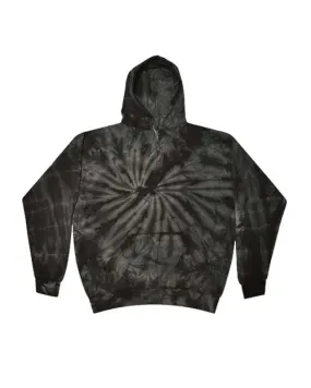 Tie-Dyed Hooded Sweatshirt - Spider Black