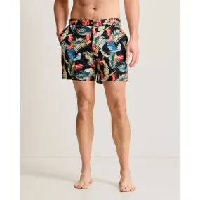 Tommy Bahama Men's 6-Inch Amalfi Coast Paradiso Sands Swim Trunks - Black