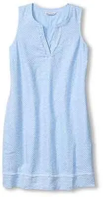 Tommy Bahama Women's Bay Breeze Sleeveless Linen Shift Dress - Chambray Blue