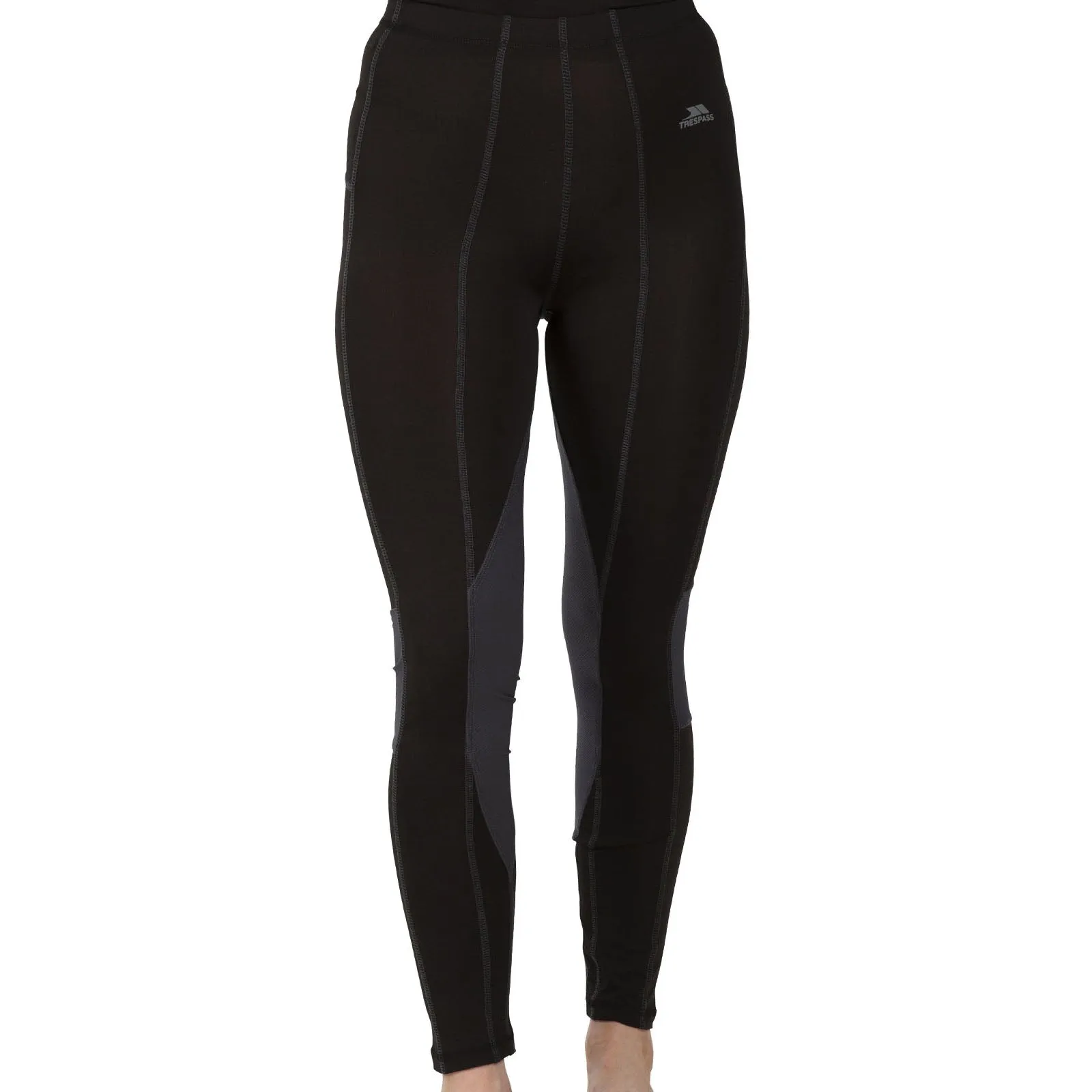 Trespass Womens Redeem Thermal Warm Baselayer Trousers - Black