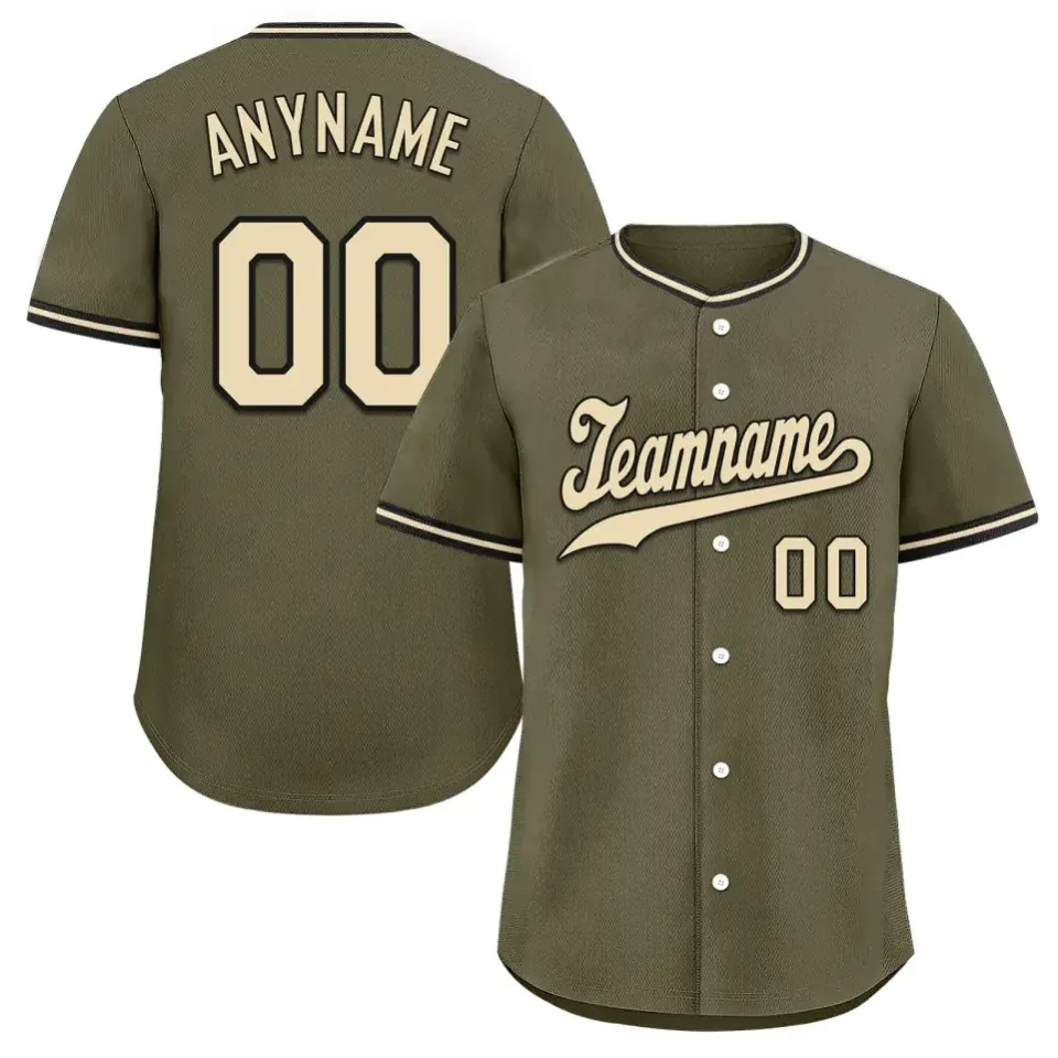 Unique Gift,Personalized Veteran Jerseys, Custom Custom Military and Veteran Tribute Design, Breathable Baseball Jersey