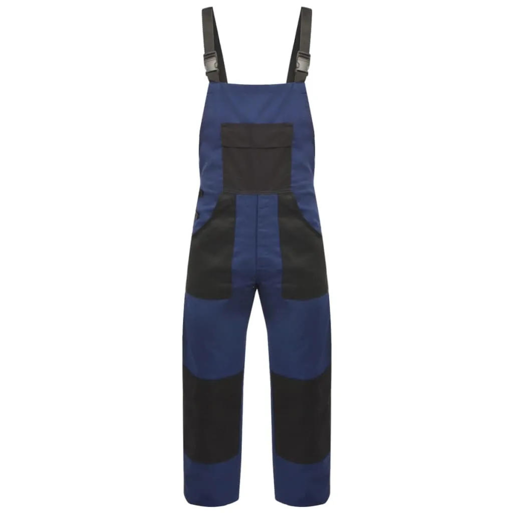 vidaXL Men's Bib Overalls Size M Blue