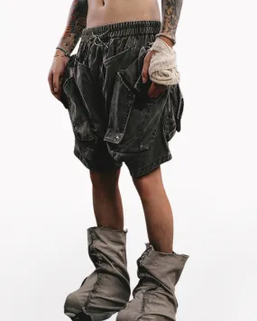 Wasteland Wear Functional Multi-Pocket Cargo Shorts