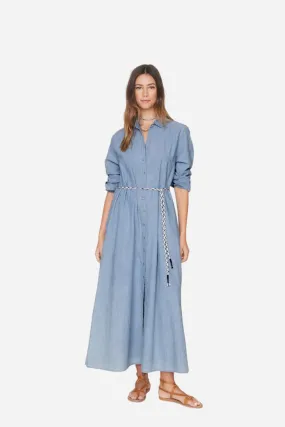 Xirena Bowen Maxi Dress in Dusty Blue